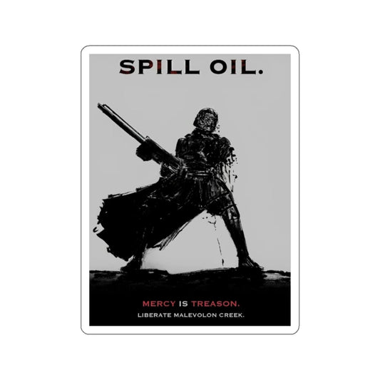 Spill Oil Sticker